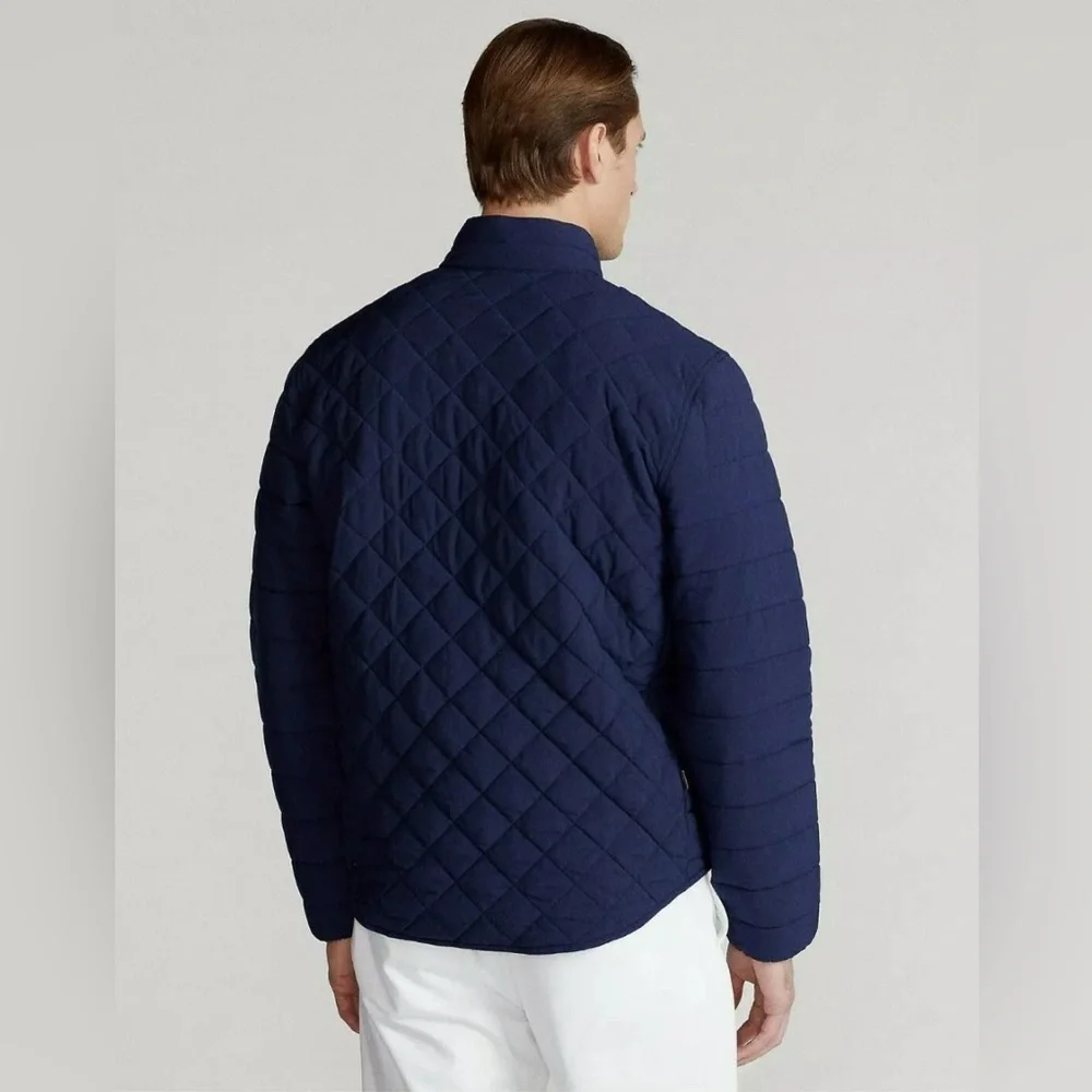 Polo‎ Ralph Lauren Golf Diamond Quilted 1/4 Zip Mockneck Pullover Jacket XXL